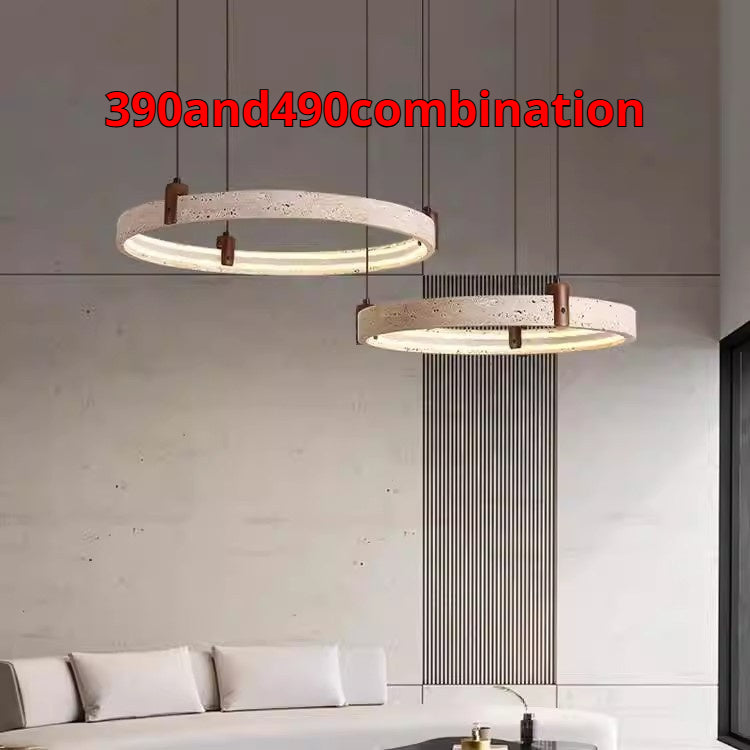 Living Room Chandelier Round-ring Main Light For The Hall Bedroom Chandelier