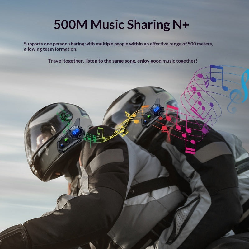 Multi-person Intercom Helmet Bluetooth Headset