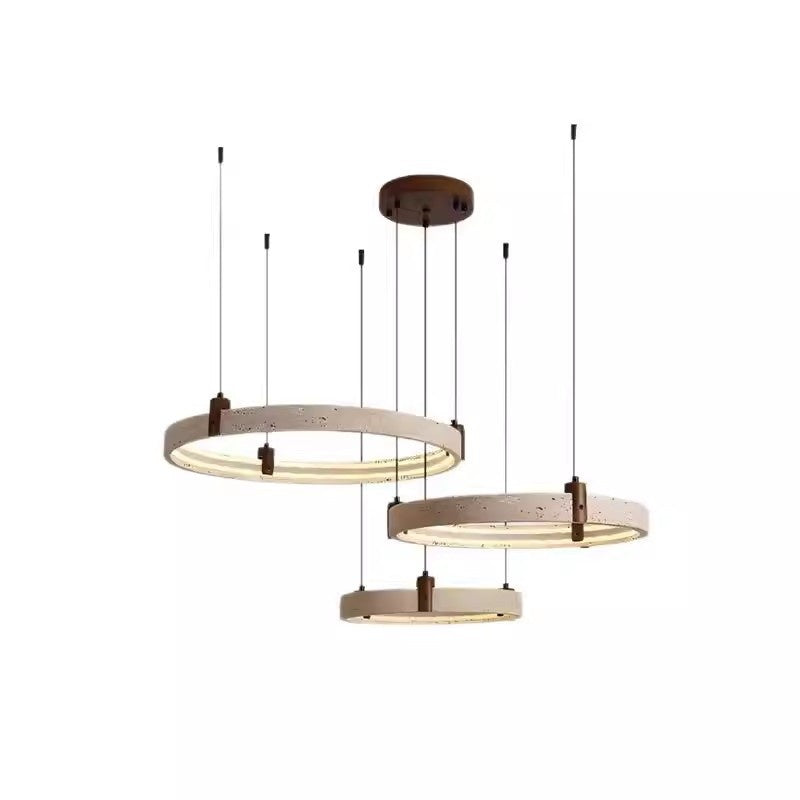 Living Room Chandelier Round-ring Main Light For The Hall Bedroom Chandelier