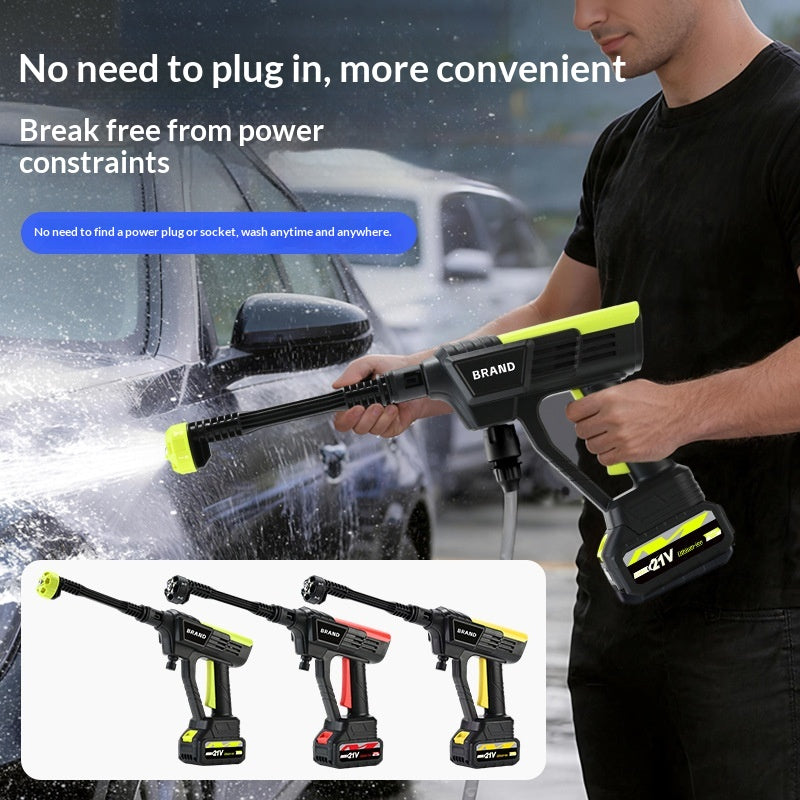 Wireless High-pressure Car Wash Water Gun