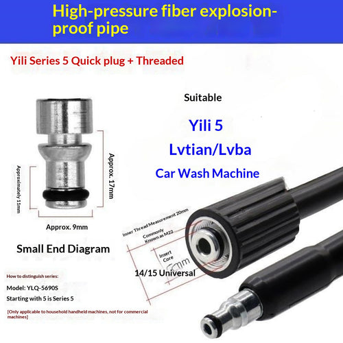 High-pressure Explosion-proof Water Outlet Hose For Household Car Washers