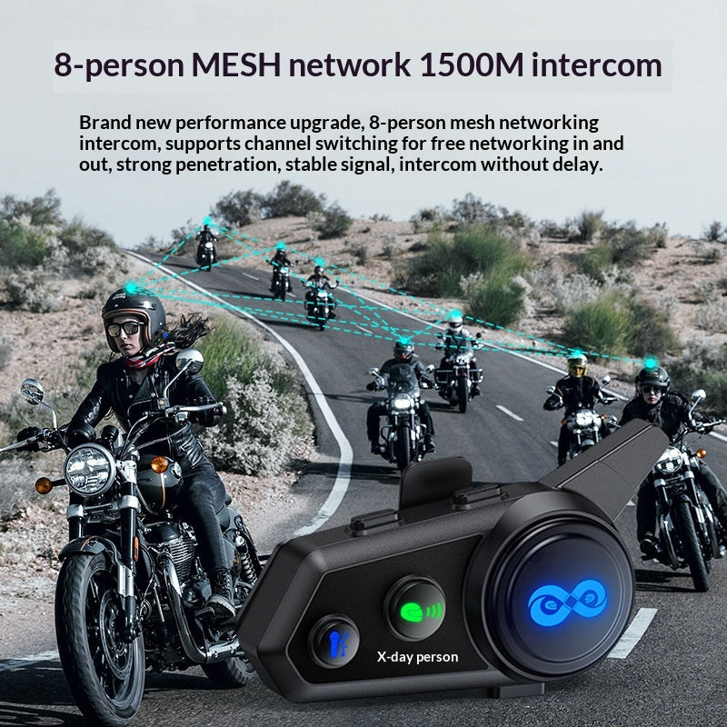 Multi-person Intercom Helmet Bluetooth Headset