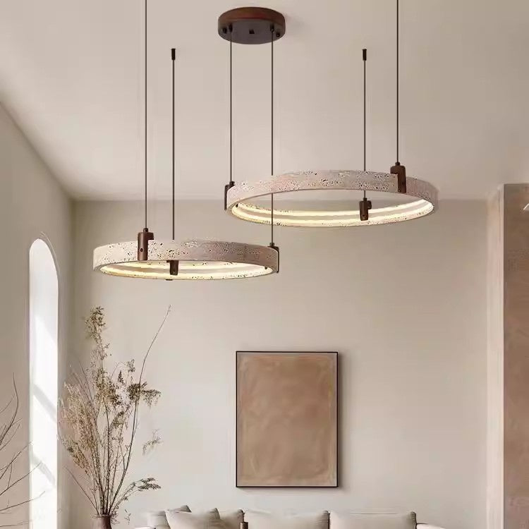 Living Room Chandelier Round-ring Main Light For The Hall Bedroom Chandelier