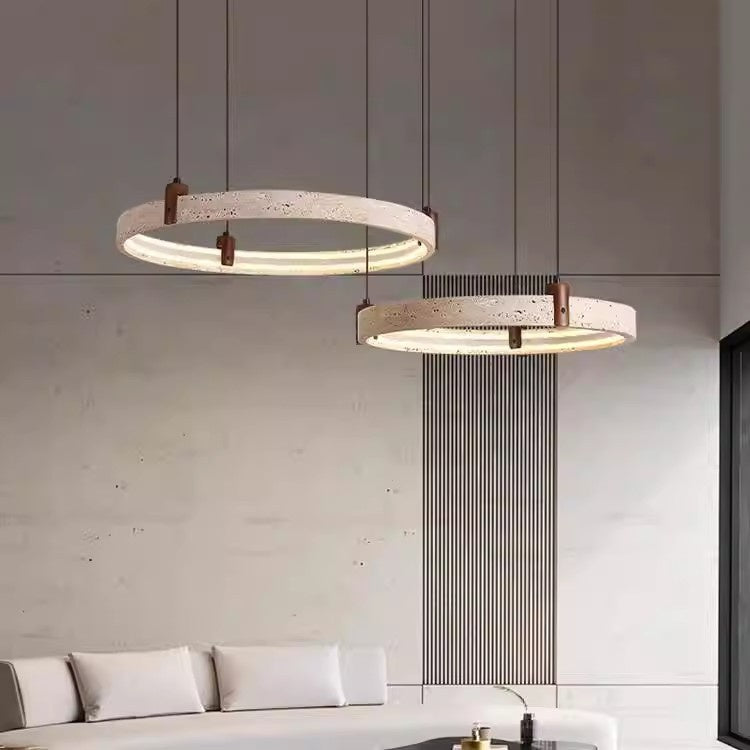 Living Room Chandelier Round-ring Main Light For The Hall Bedroom Chandelier
