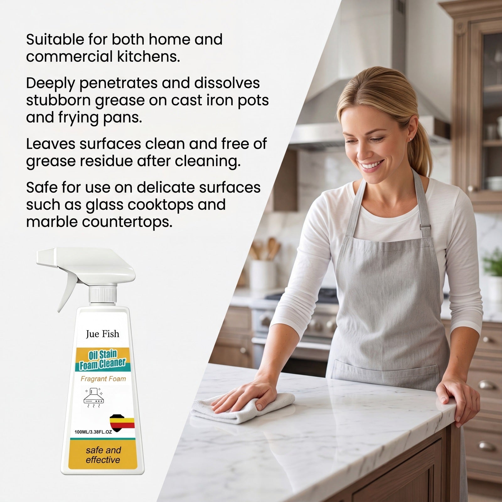 Kitchen Grease-removing Foam Cleaner